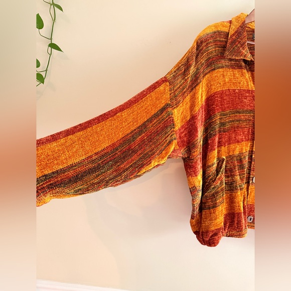 LOOMINUS Weavers 90s ARTIST L XL 1X Handwoven Art- Sweater Coat Jacket - Picture 3 of 16